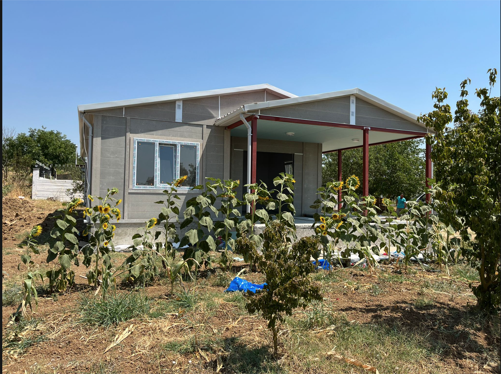 Bitmiş Prefabrik Ev